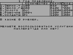 Running screen