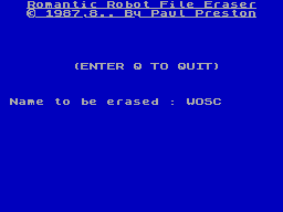 Running screen