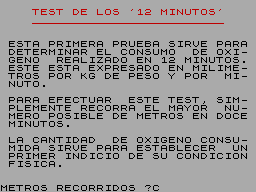 Running screen