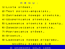 Running screen