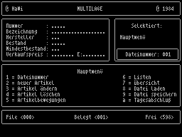 Running screen