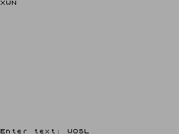 Running screen