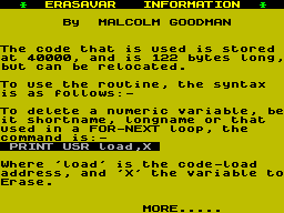 Running screen