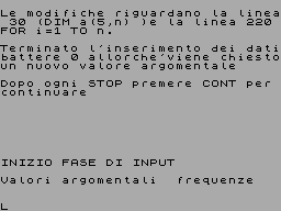 Running screen