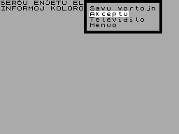 Running screen