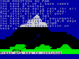 Running screen