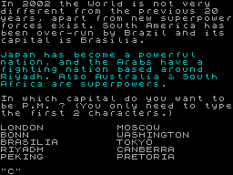 Running screen