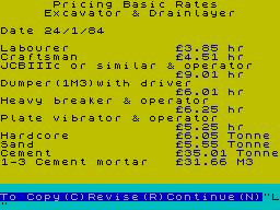 Running screen