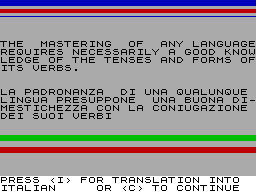 Running screen