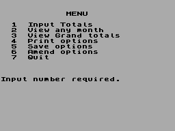 Running screen