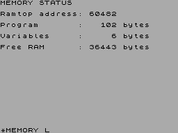 Running screen