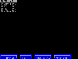 Running screen