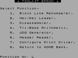 Running screen