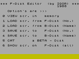 Running screen