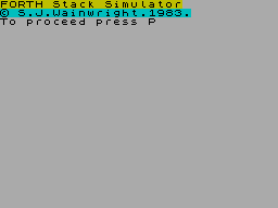 Running screen