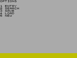Running screen