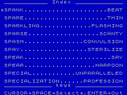 Running screen