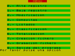 Running screen