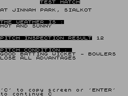 Running screen