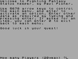 Running screen