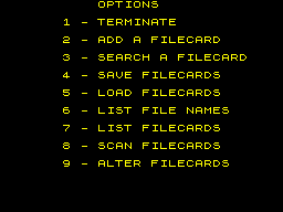 Running screen