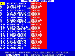 Running screen