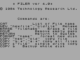 Running screen