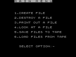 Running screen