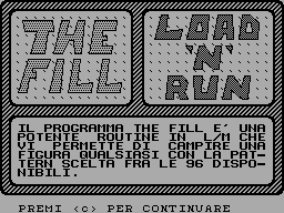 Running screen