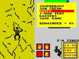 Running screen