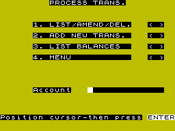 Running screen