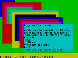 Running screen