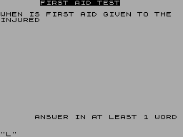 Running screen
