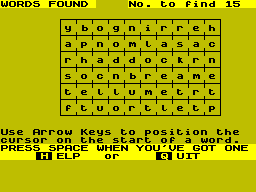 Running screen