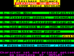 Running screen