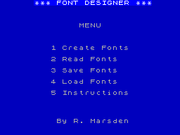 Running screen