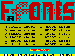 Running screen