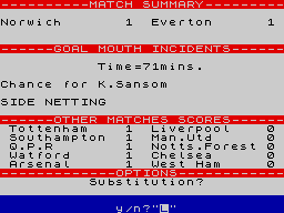 Running screen