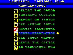 Running screen