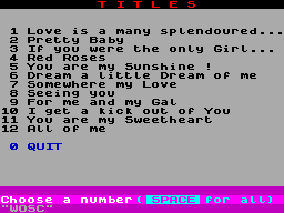 Running screen