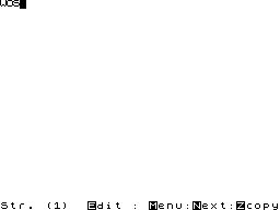 Running screen