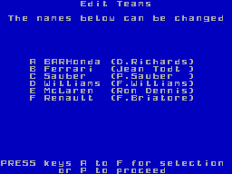 Running screen