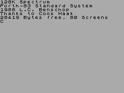 Running screen