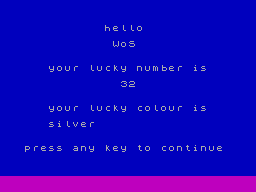 Running screen