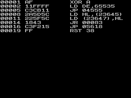Running screen