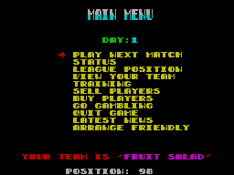 Running screen