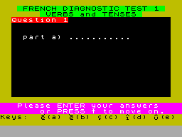 Running screen