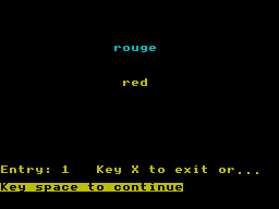 Running screen