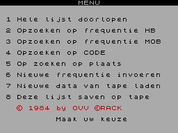 Running screen