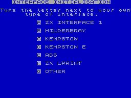 Running screen